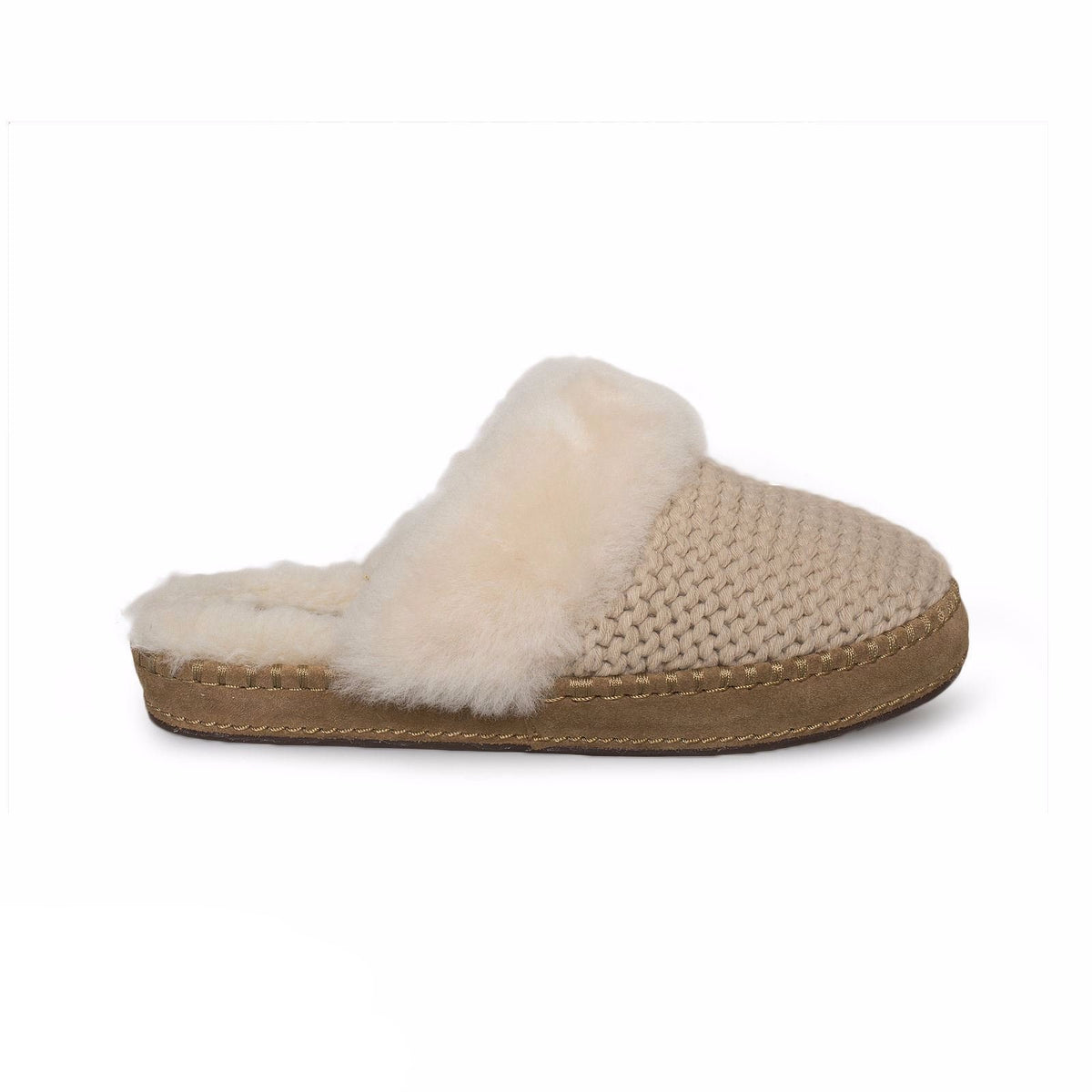 UGG Aira Knit Cream Slippers – MyCozyBoots