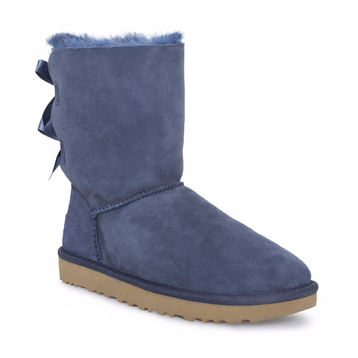 UGG Bailey Bow II Navy Boots – MyCozyBoots