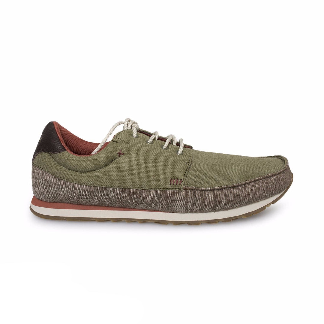 Sanuk Beer Runner Olive/Brown Shoes – MyCozyBoots