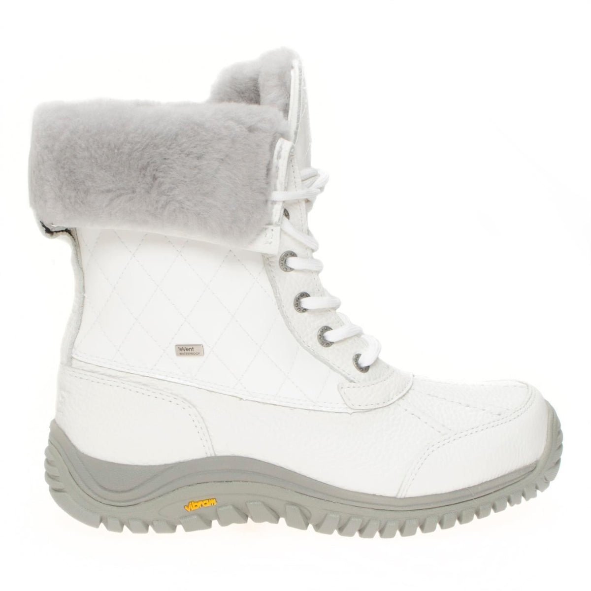 UGG Adirondack Quilted White Boots – MyCozyBoots